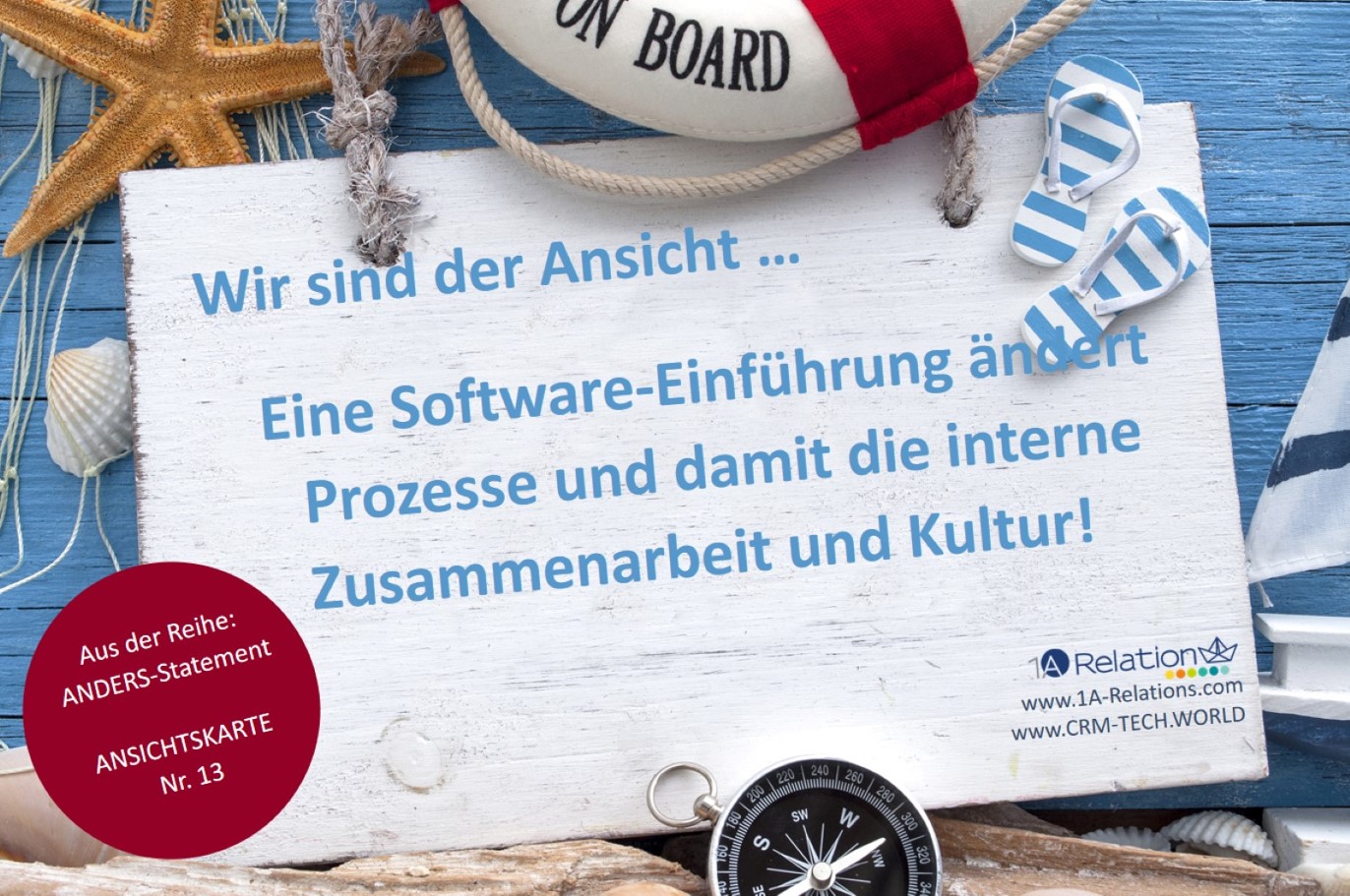 Ansichtskarte Ansichtskarte zum Thema CRM-Organisation