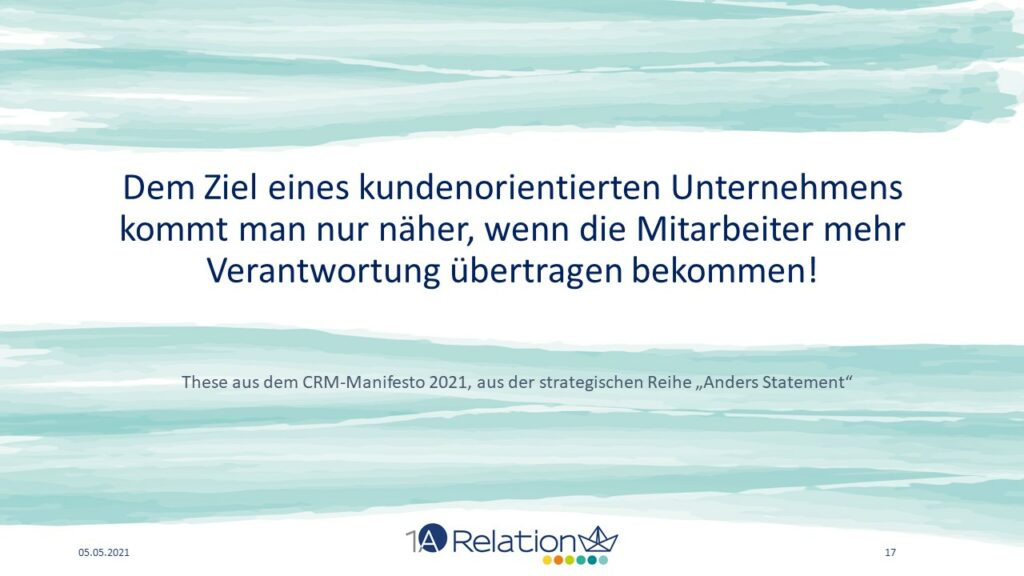 CRM Manifesto Folie 17 1A Relations Georg Blum